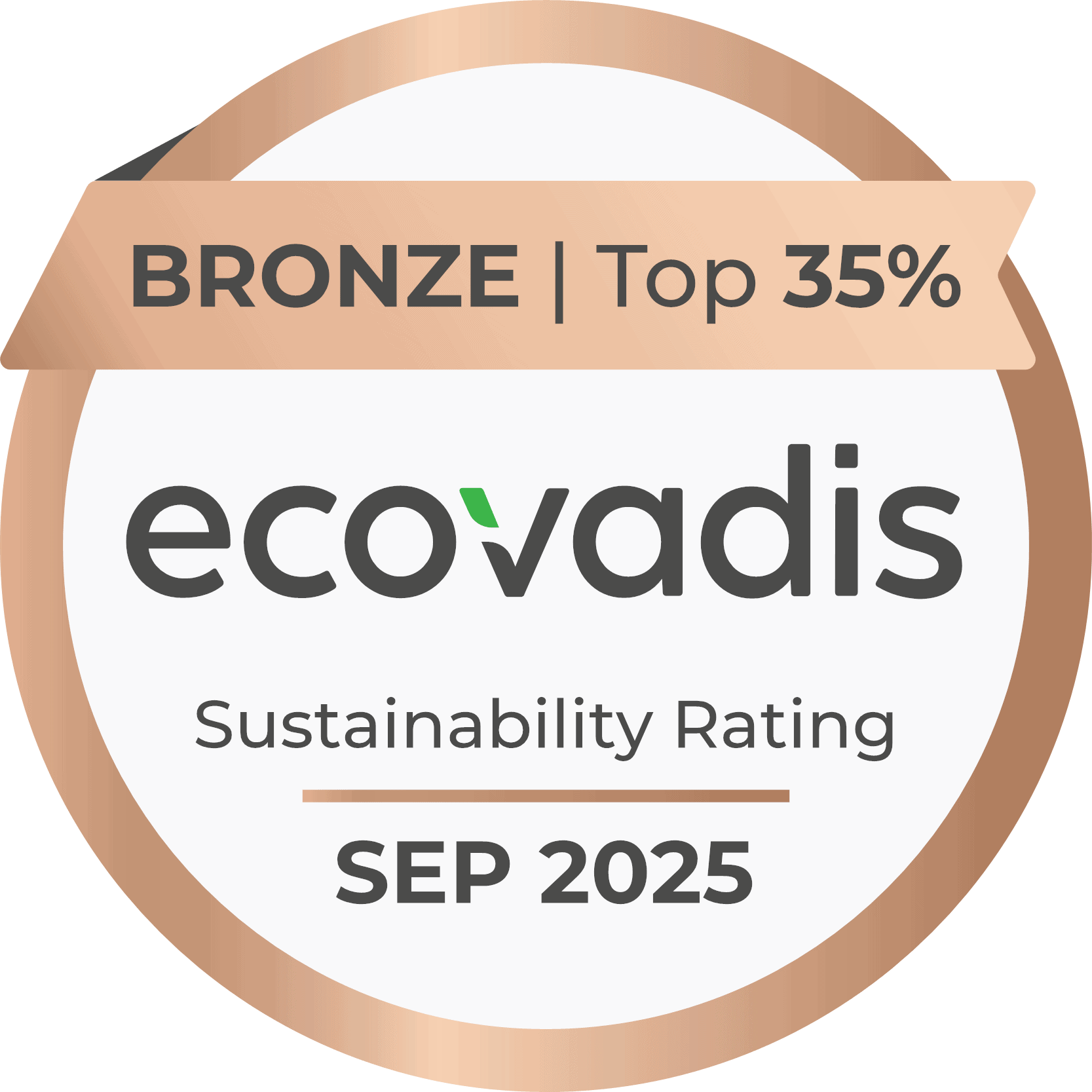2025 ecovadis medal