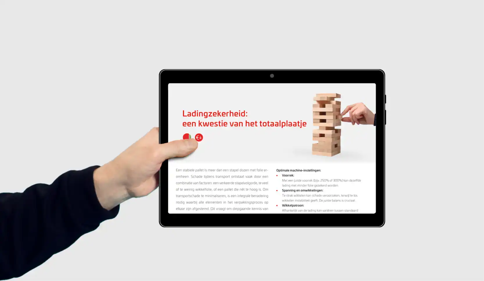 Top image maximale stapelhoogte